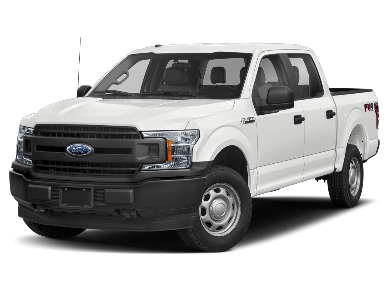 2020 Ford F-150 XLT in Oxford White — front three-quarter view