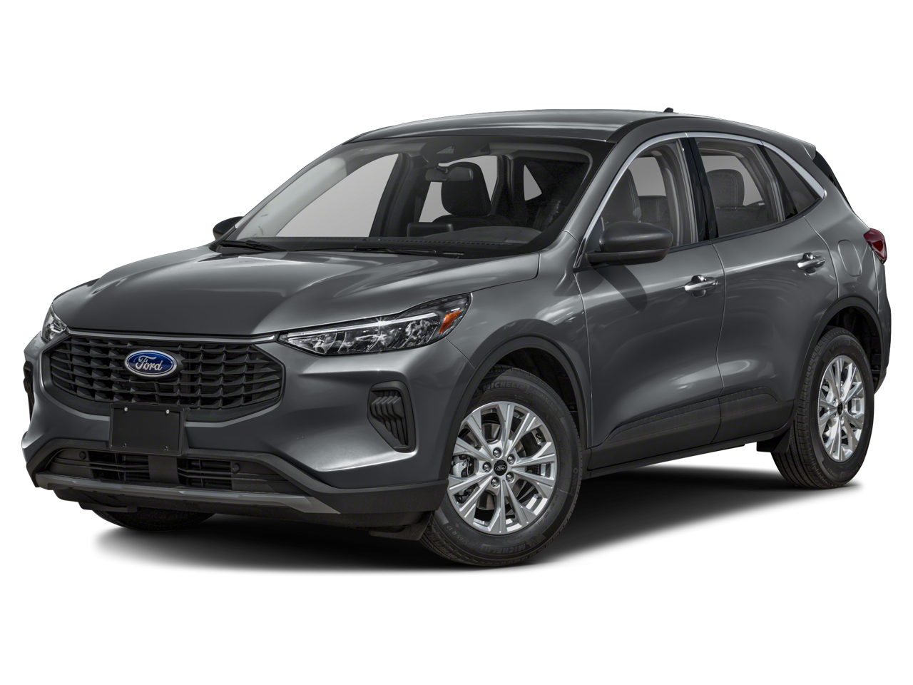 2023 Ford Escape Active in Agate Black — front three-quarter view