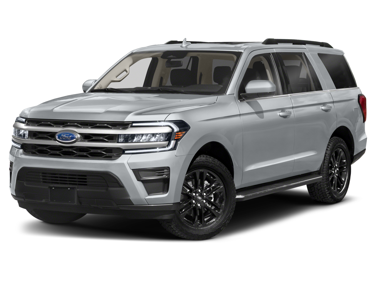 2024 Ford Expedition XLT in White — front three-quarter view