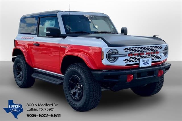 2025 Ford Bronco Stroppe Edition in Oxford White — front three-quarter view