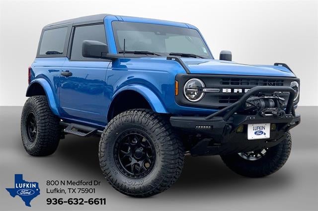 2026 Ford Bronco Base 2 Door 4x4 in Velocity Blue — front three-quarter view