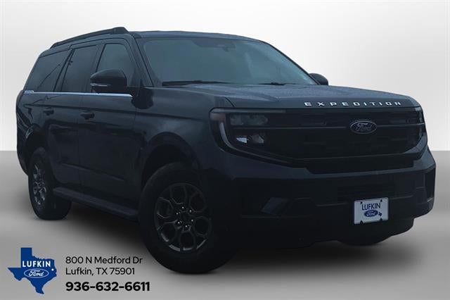 2026 Ford Expedition Active in Stone Blue — front three-quarter view
