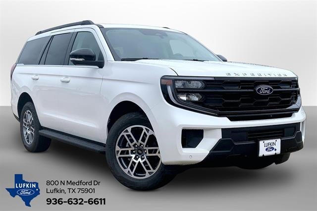 2026 Ford Expedition Active in Star White Metallic Tri-Coat — front three-quarter view
