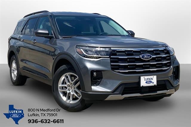 2026 Ford Explorer Active in Carbonized Gray — front three-quarter view