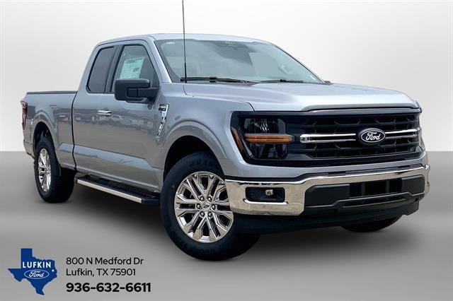 2026 Ford F-150 XLT in Iconic Silver — front three-quarter view