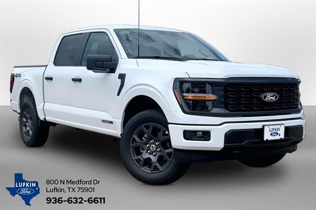 2026 Ford F-150 STX in Oxford White — front three-quarter view