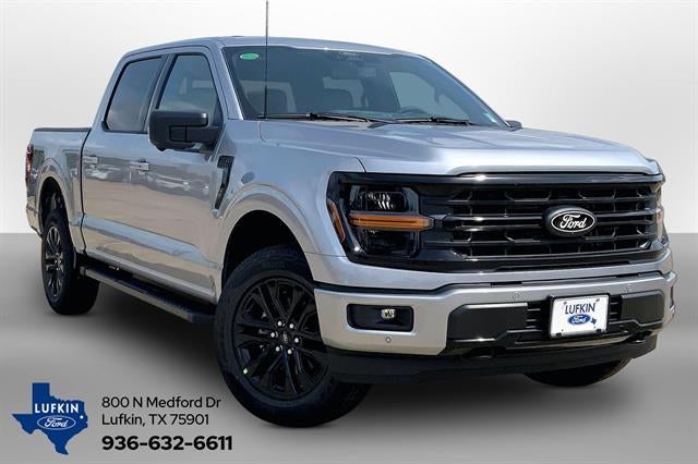 2026 Ford F-150 XLT in Iconic Silver — front three-quarter view