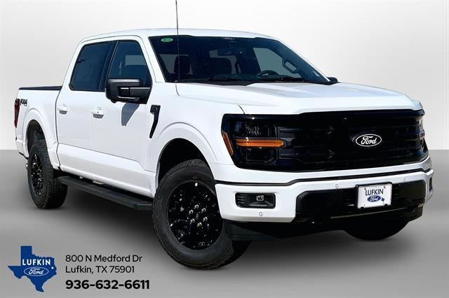 2026 Ford F-150 XLT in Oxford White — front three-quarter view