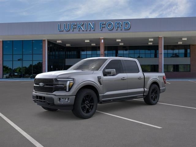 2025 Ford F-150 Platinum in Carbonized Gray — front three-quarter view