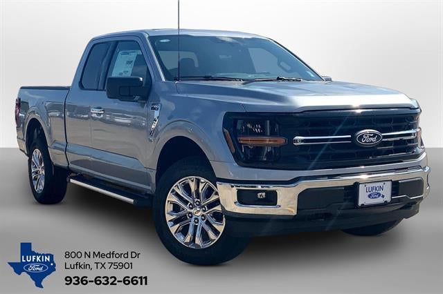 2026 Ford F-150 XLT in Iconic Silver — front three-quarter view