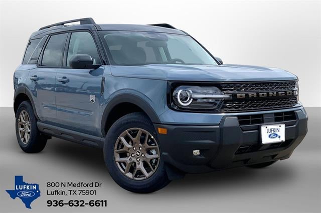 2026 Ford Bronco Sport Big Bend in Azure Gray Metallic Tri-Coat — front three-quarter view
