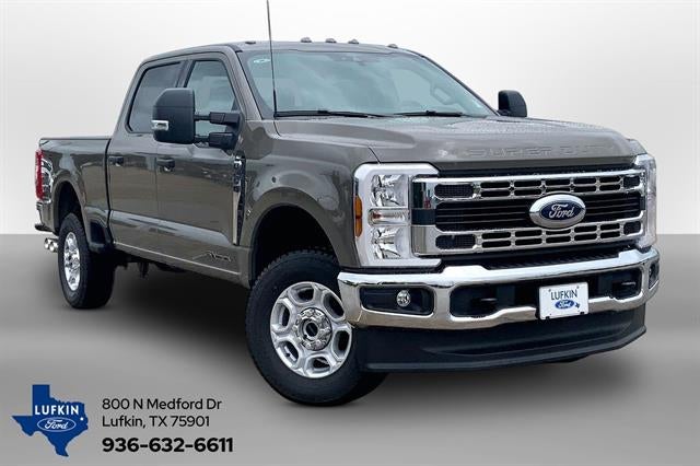 2026 Ford Super Duty F-250 XLT in Marsh Gray — front three-quarter view