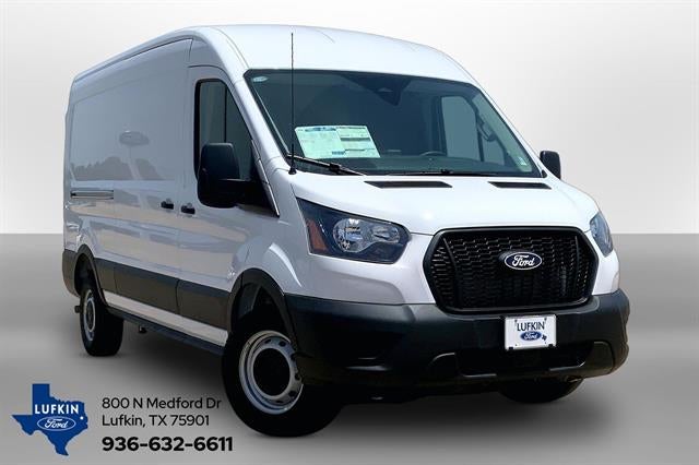 2026 Ford Transit Commercial Cargo Van in Oxford White — front three-quarter view