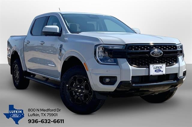 2026 Ford Ranger Lariat in Avalanche — front three-quarter view