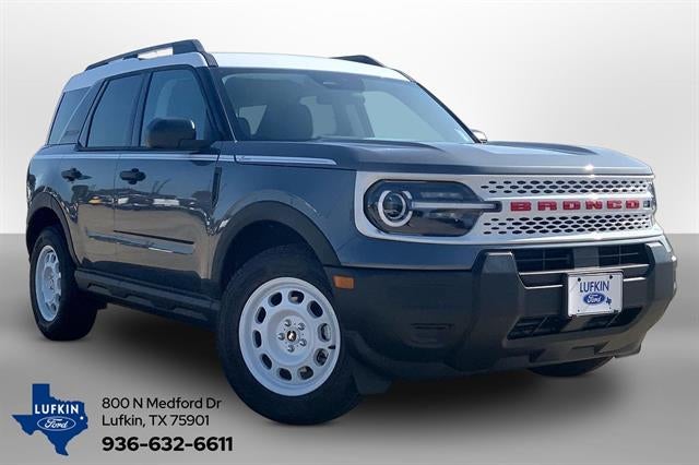 2026 Ford Bronco Sport Heritage in Carbonized Gray Metallic — front three-quarter view